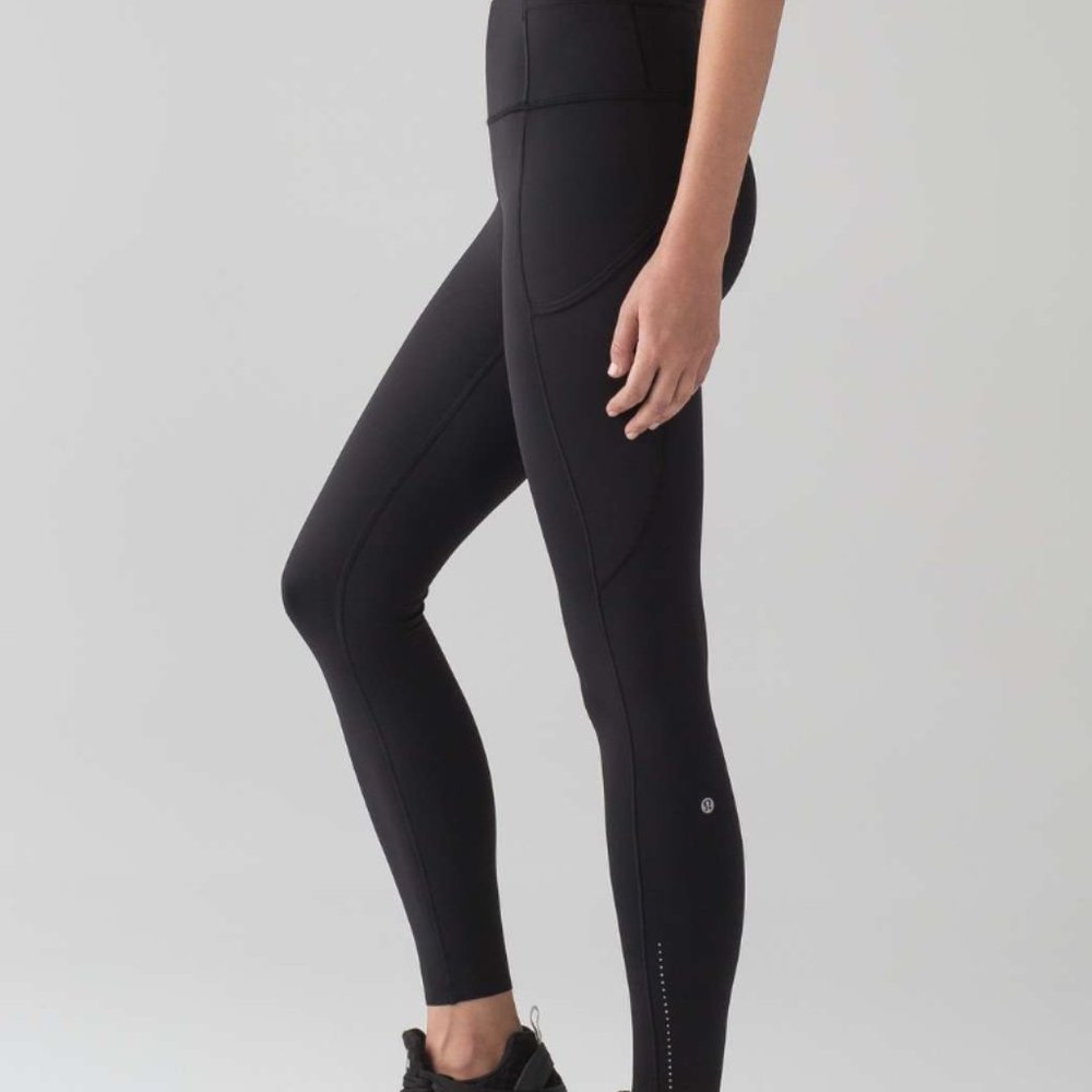 Size 4 Lululemon Fast & Free 7/8 Tight II, Nulux, 25"